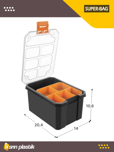 ASR-2100 Slim Organizer 4pcs Set